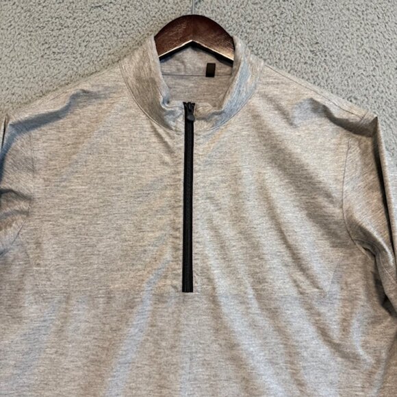 Greyson Comanche Jacket Mens Size L Gray 1/4 Zip Performance Golf Outdoor Shirt - Picture 2 of 16